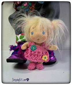 Grace , tiny Waldorf style doll £45.00