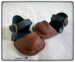 Tan and Navy leather Mary Jane’s for Sasha £30.00