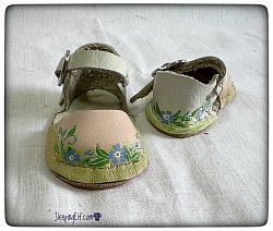 Sasha doll hand painted shoes