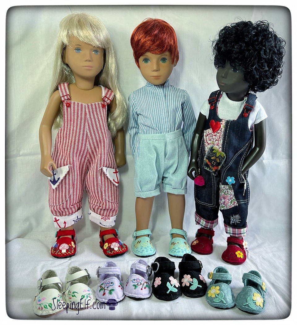 New outfits and NEW felt embroidered shoes