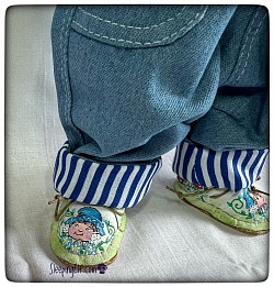 Hand painted boots