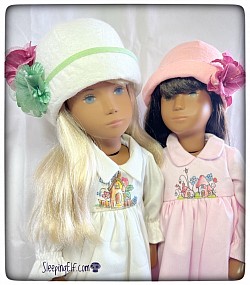 Hand painted , felt hats