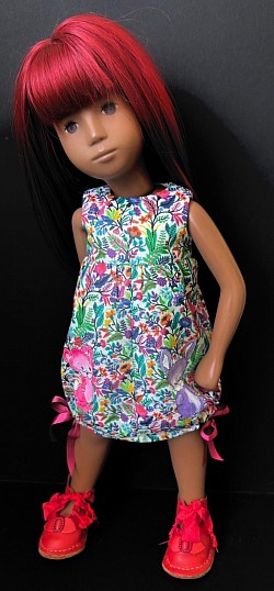 Sasha Hand painted cotton  £35.00