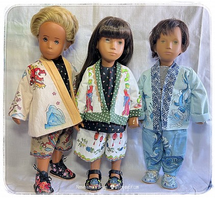 Latest Sasha doll outfits , hand painted
