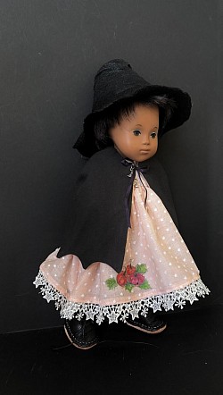 Sweet little witch , hat , cape , tights , dress , for Baby Sasha £45.00
